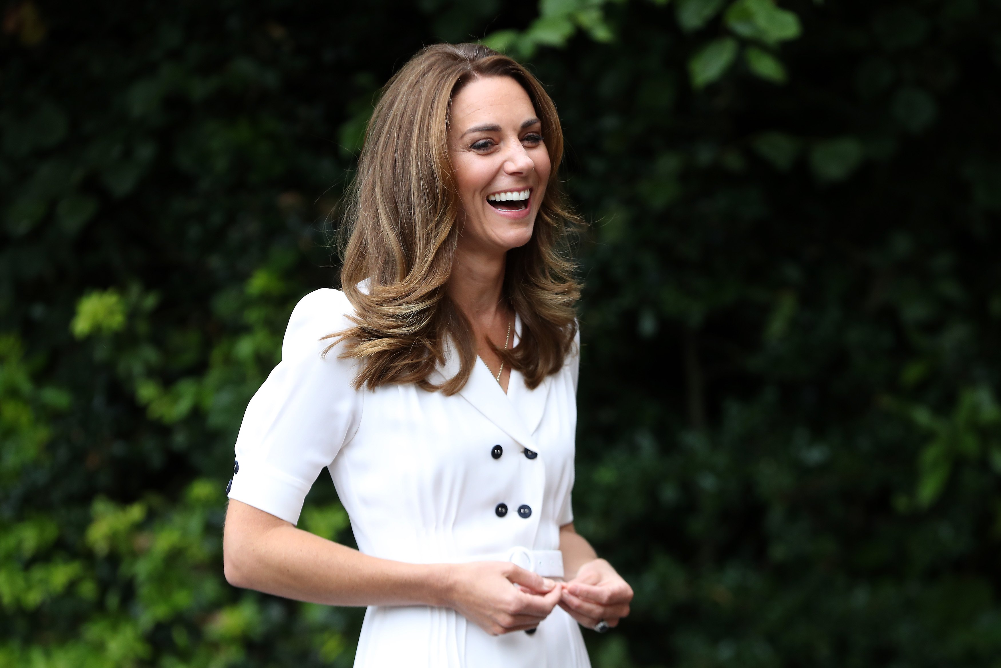 Kate Middleton visits the Baby Basic UK & Baby Basics Sheffield in England on August 4, 2020. | Source: Getty Images