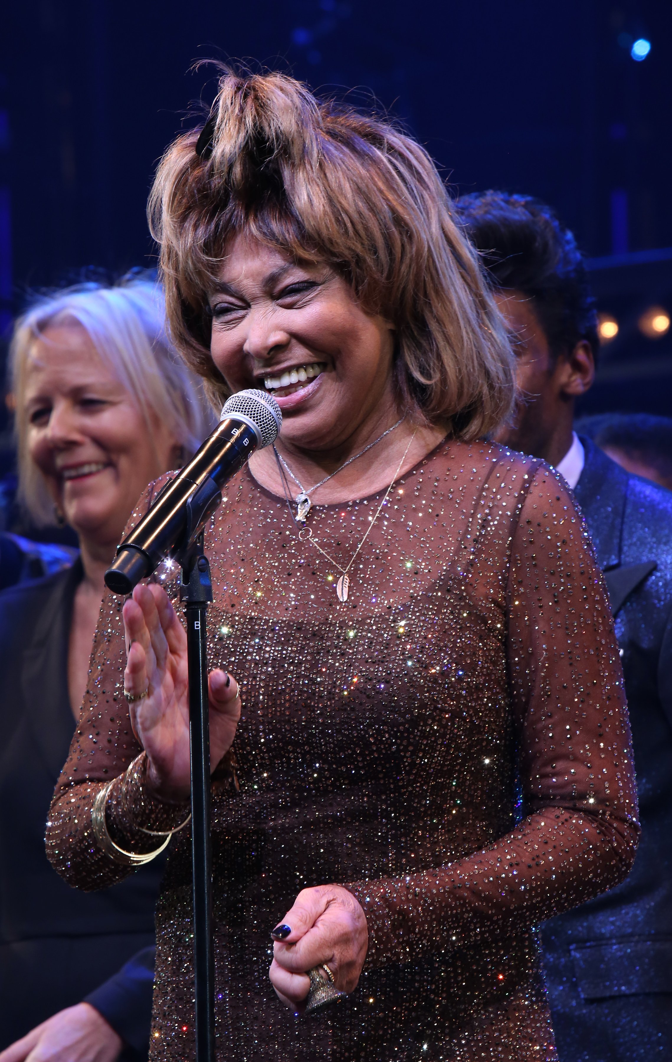 Tina Turner during the "Tina - The Tina Turner Musical" Opening Night Curtain Call at the Lunt-Fontanne Theatre in New York City, on November 7, 2019. | Source: Getty Images