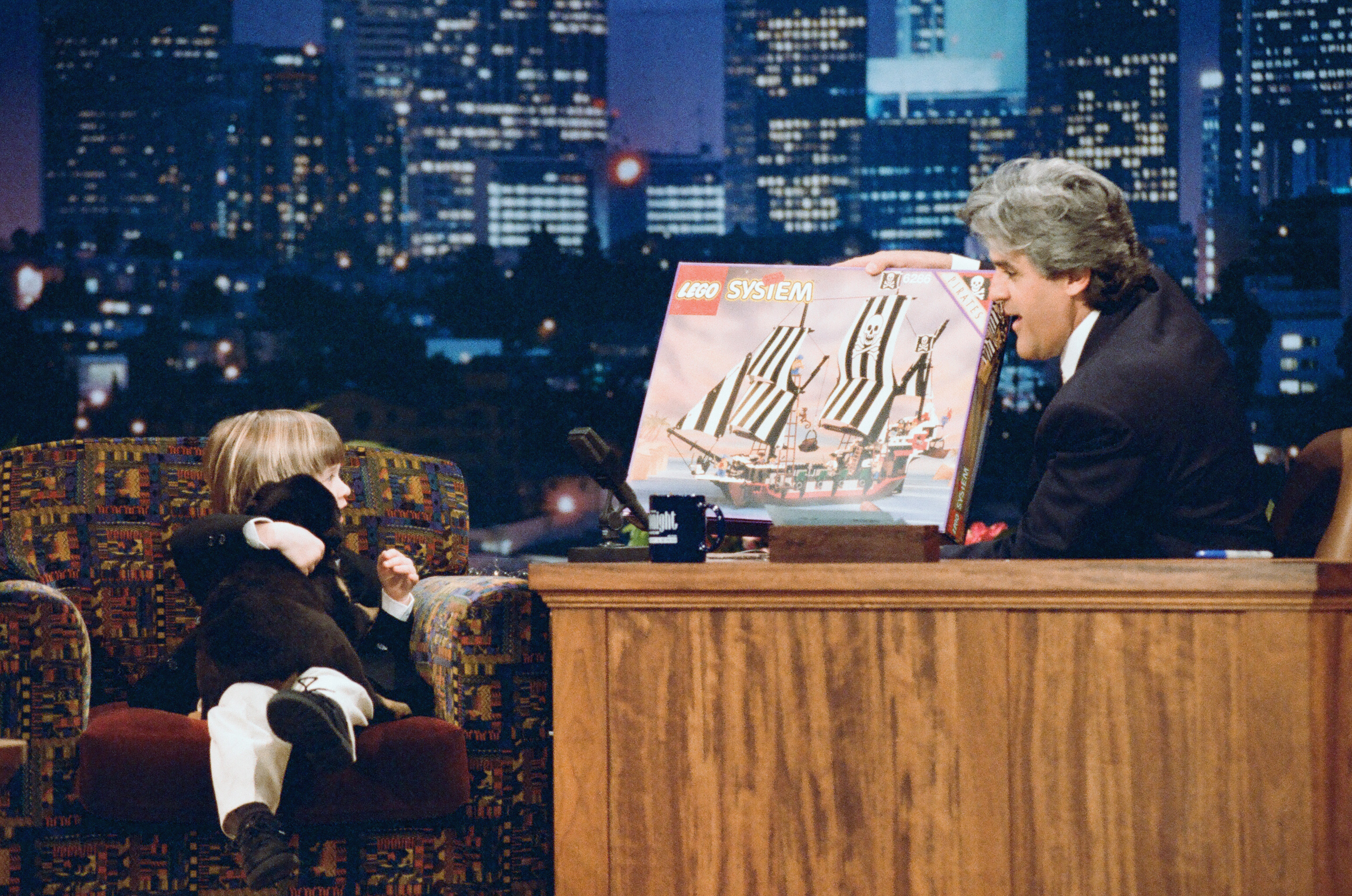 Child actor during an interview with host Jay Leno on "The Tonight Show with Jay Leno" on March 2, 1995 | Source: Getty Images