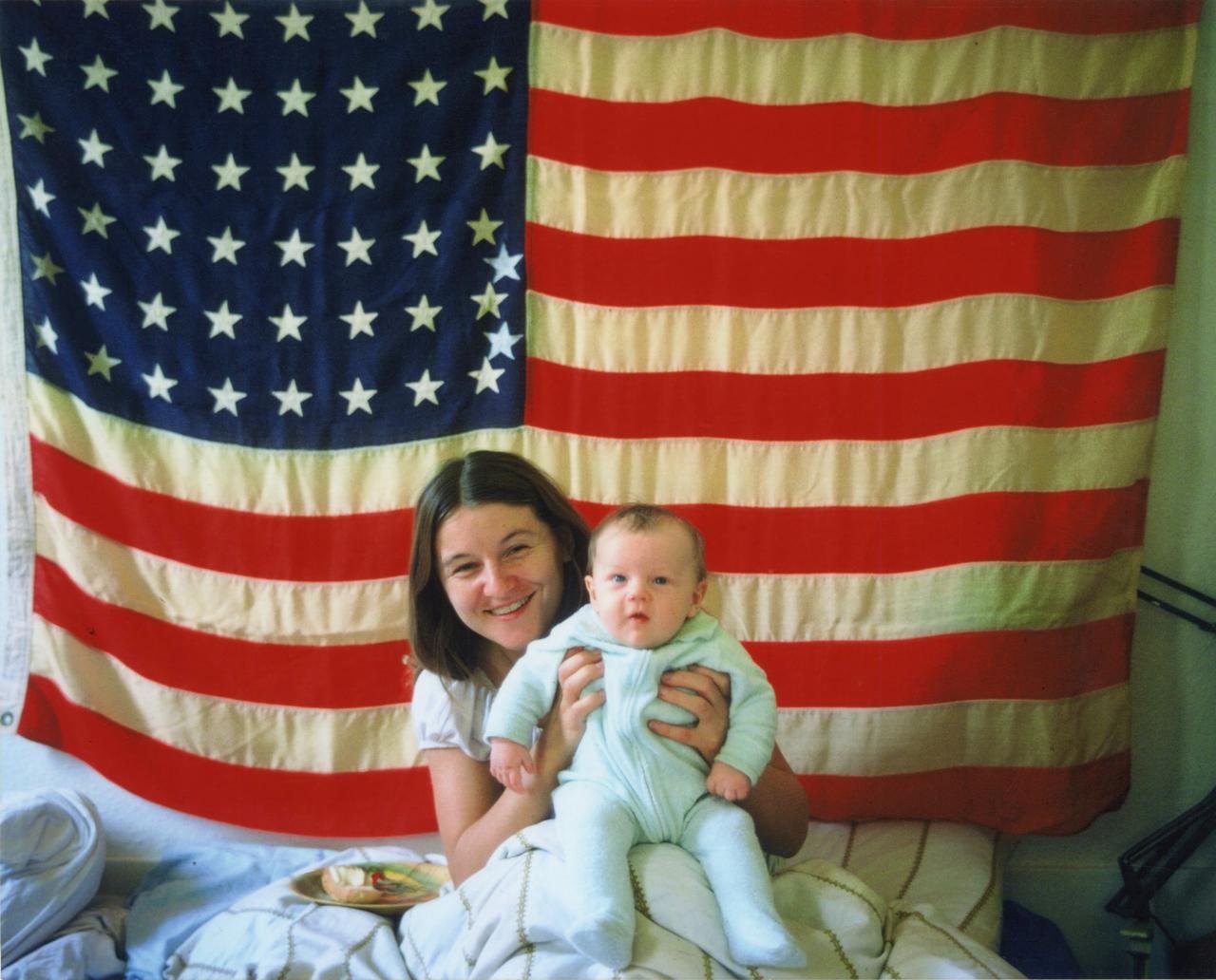 The boy and his mother pose for a portrait in their home in 1975 in Hollywood, California | Source: Getty Images