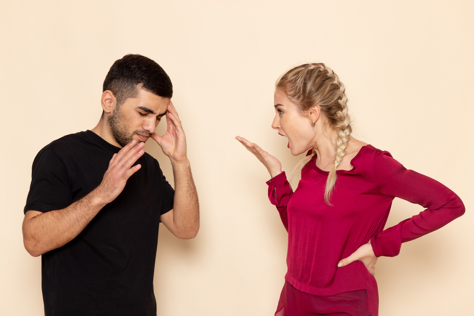 A couple having a disagreement | Source: Freepik